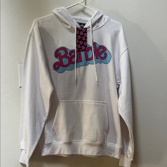 Barbie White and Pink Hoodie - Picture 3 of 9